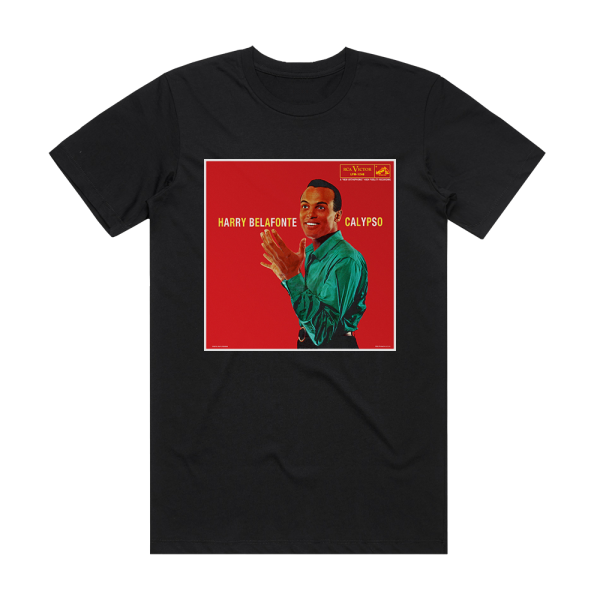 Harry Belafonte Calypso Album Cover T-Shirt Black