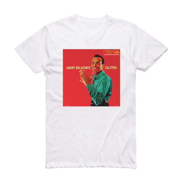 Harry Belafonte Calypso Album Cover T-Shirt White