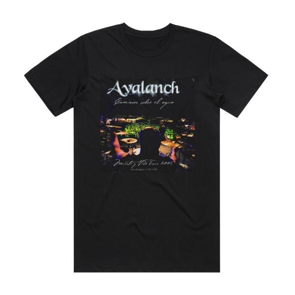 Avalanch Caminar Sobre El Agua Album Cover T-Shirt Black