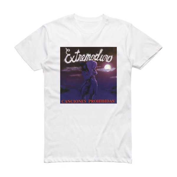 Extremoduro Canciones Prohibidas Album Cover T-Shirt White