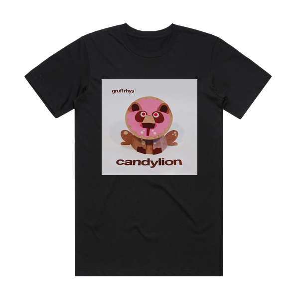 Gruff Rhys Candylion Album Cover T-Shirt Black