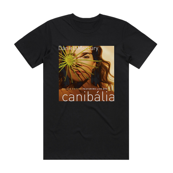 Daniela Mercury Caniblia Album Cover T-Shirt Black