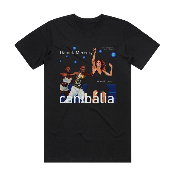 Daniela Mercury Caniblia Ritmos Do Brasil Album Cover T-Shirt Black