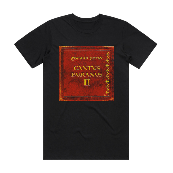 Corvus Corax Cantus Buranus Ii Album Cover T-Shirt Black