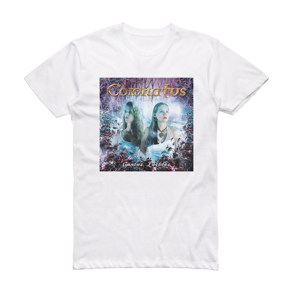 Coronatus Cantus Lucidus Album Cover T-Shirt White