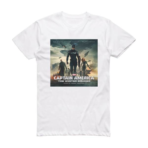 Henry Jackman Captain America The Winter Soldier Album Cover T-Shirt White