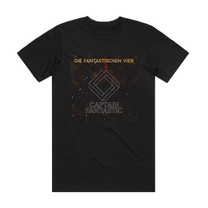 Die Fantastischen Vier Captain Fantastic Album Cover T-Shirt Black