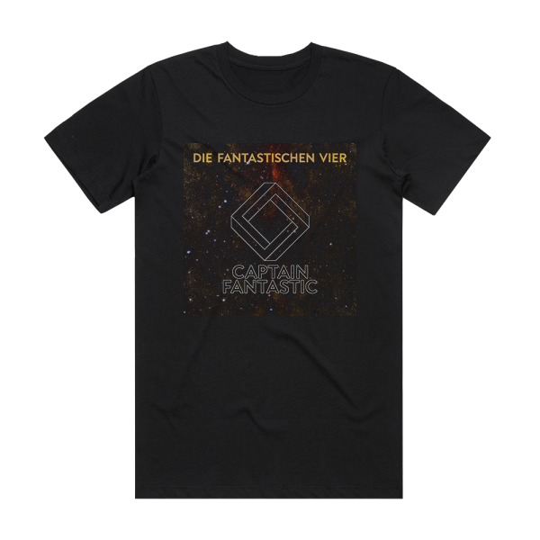 Die Fantastischen Vier Captain Fantastic Album Cover T-Shirt Black