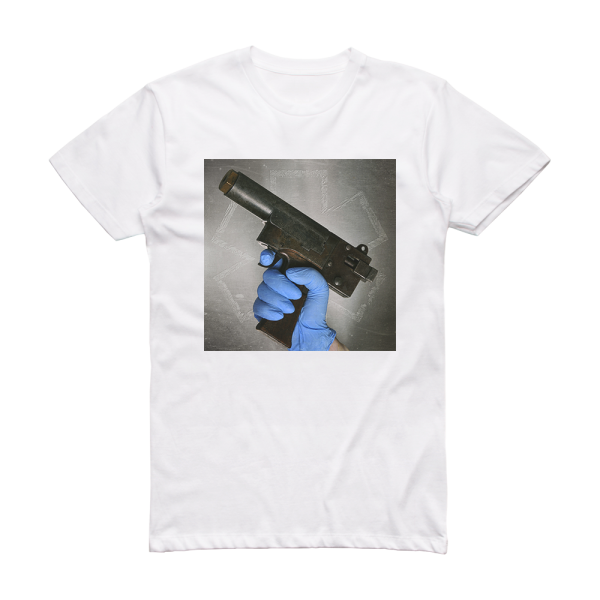 Carcass Captive Bolt Pistol Album Cover T-Shirt White