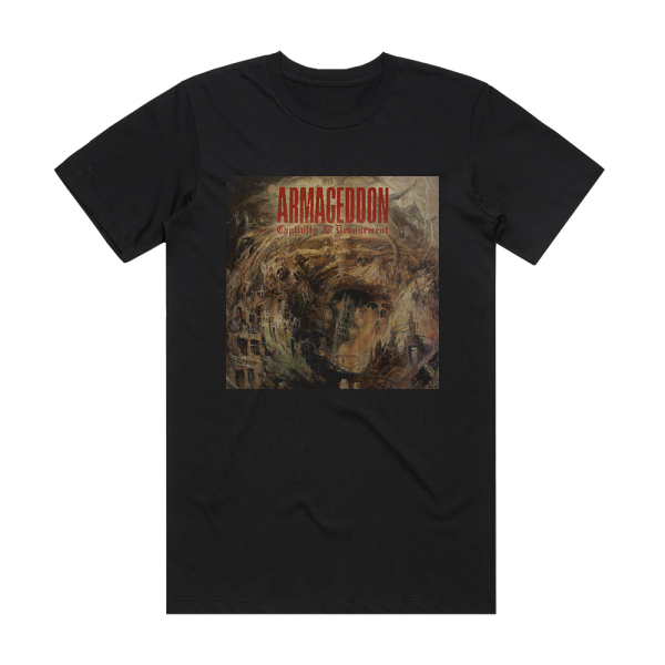 Armageddon Captivity Devourment Album Cover T-Shirt Black