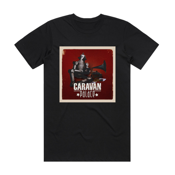 Caravan Palace Caravan Palace Album Cover T-Shirt Black