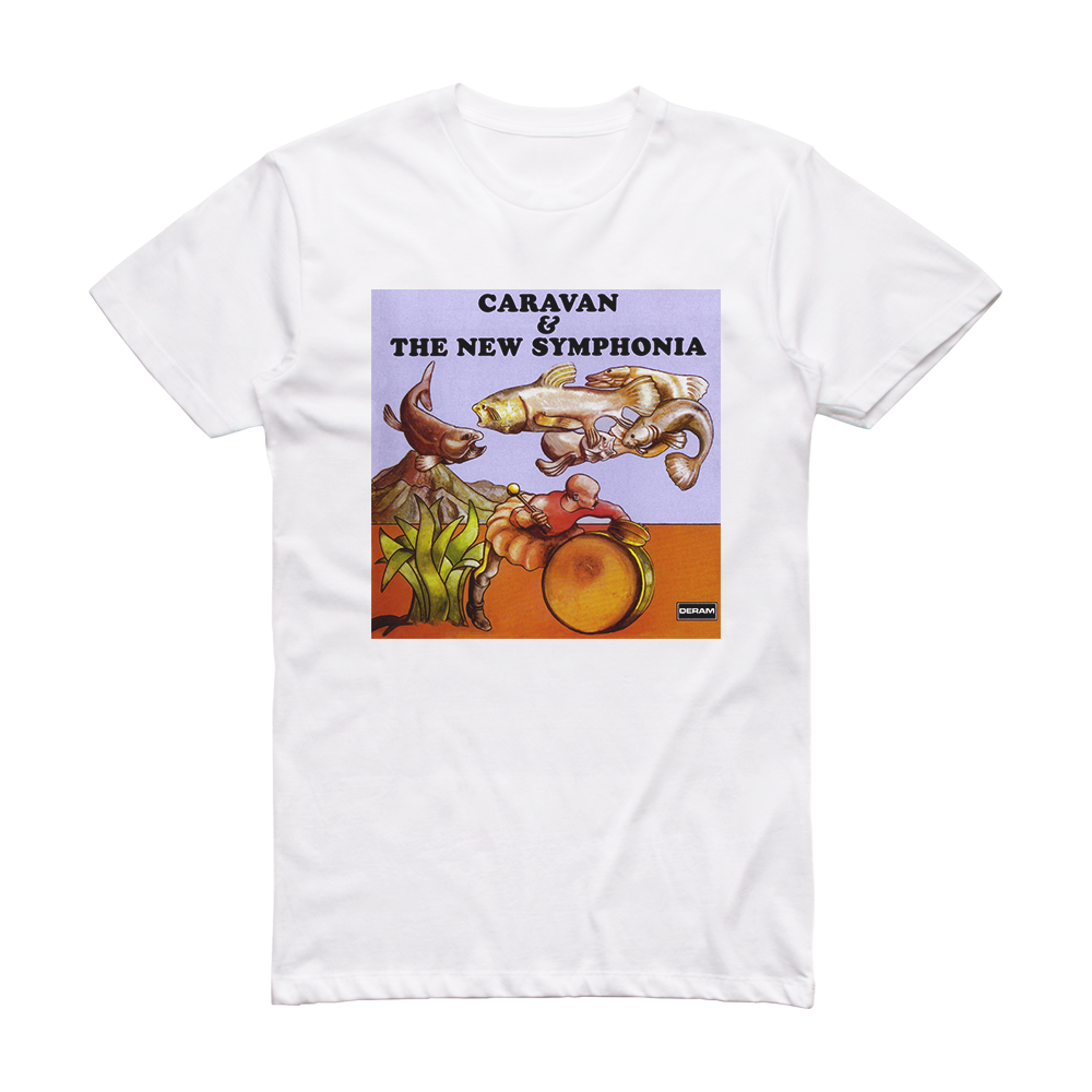 Caravan Caravan The New Symphonia Album Cover T-Shirt White – ALBUM ...