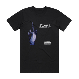 Flema Caretofobia 1 Album Cover T-Shirt Black