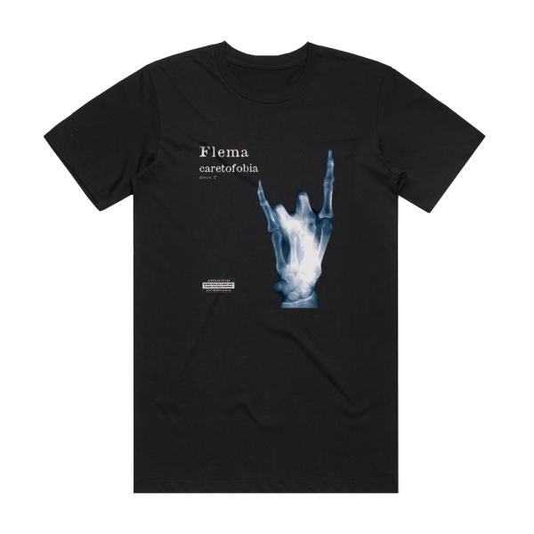 Flema Caretofobia 2 Album Cover T-Shirt Black