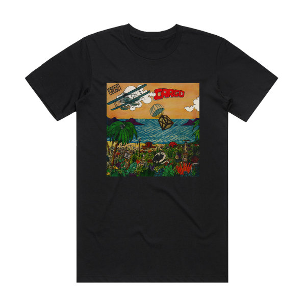 Men at Work Cargo 1 Album Cover T-Shirt Black