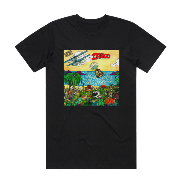 Men at Work Cargo 2 Album Cover T-Shirt Black