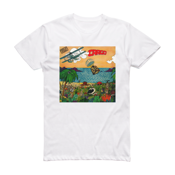 Men at Work Cargo 3 Album Cover T-Shirt White