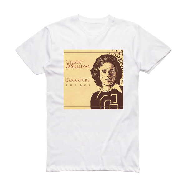 Gilbert OSullivan Caricature Album Cover T-Shirt White