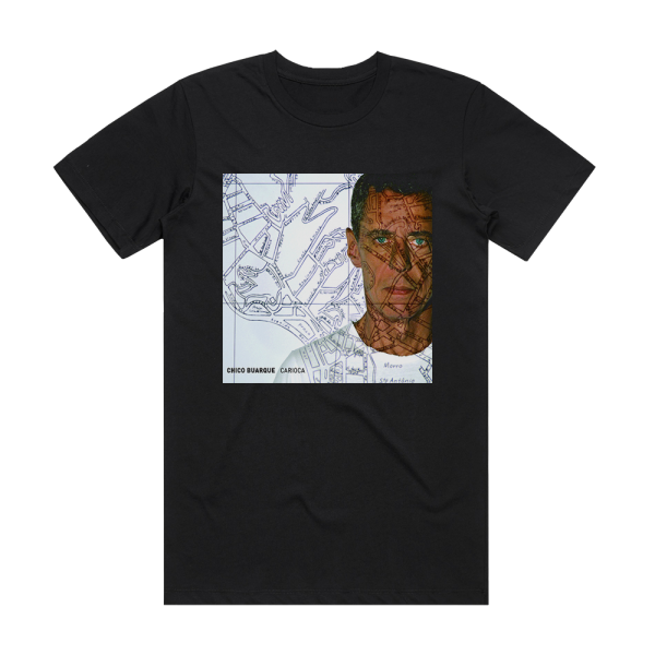 Chico Buarque Carioca Album Cover T-Shirt Black