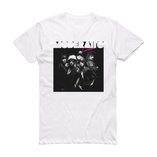 Moderatto Carisma Album Cover T-Shirt White
