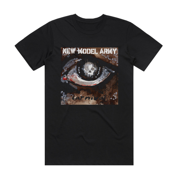 New Model Army Carnival Album Cover T-Shirt Black