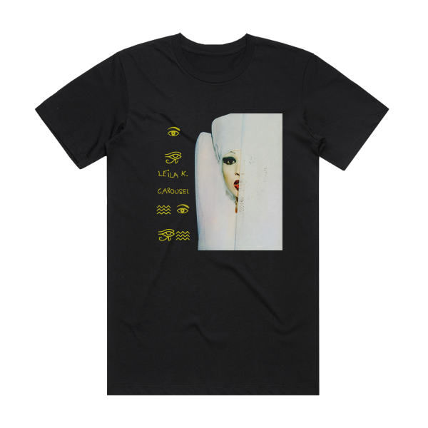 Leila K Carousel Album Cover T-Shirt Black