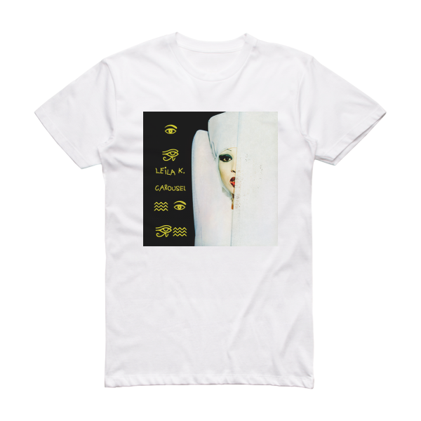 Leila K Carousel Album Cover T-Shirt White