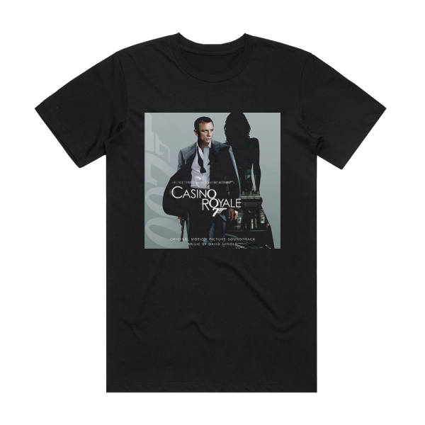 David Arnold Casino Royale 1 Album Cover T-Shirt Black