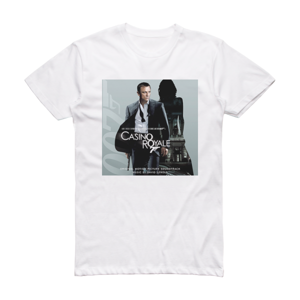 David Arnold Casino Royale 1 Album Cover T-Shirt White