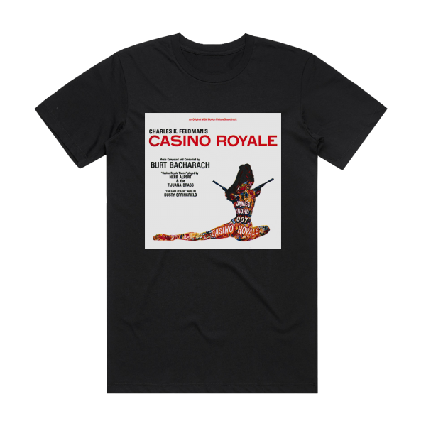 Burt Bacharach Casino Royale Album Cover T-Shirt Black