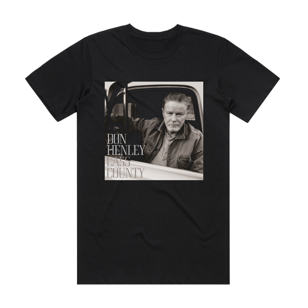 Don Henley Cass County Album Cover T-Shirt Black