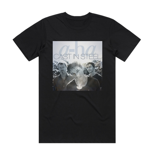 a‐ha Cast In Steel Album Cover T-Shirt Black