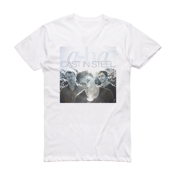 a‐ha Cast In Steel Album Cover T-Shirt White