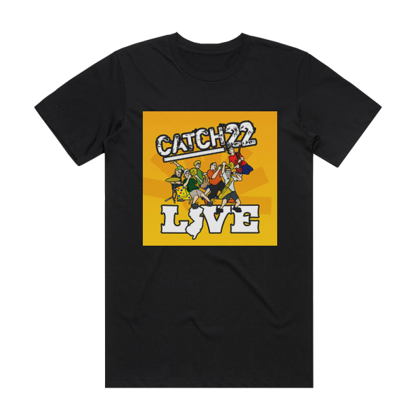 Catch 22 Catch 22 Live Album Cover T-Shirt Black