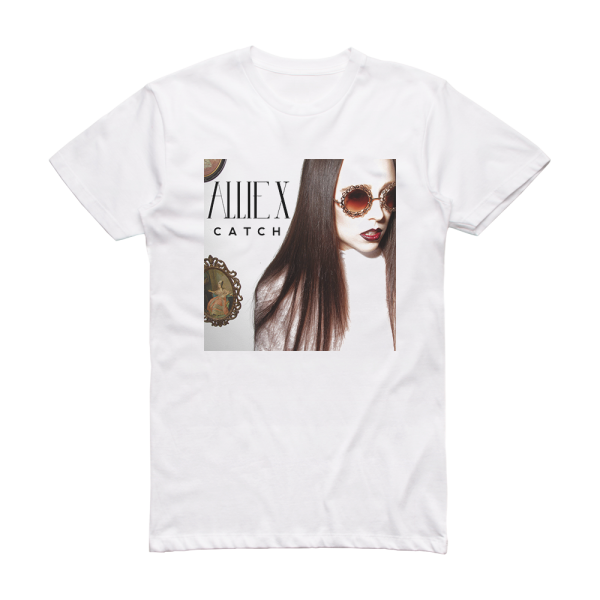 Allie X Catch Album Cover T-Shirt White