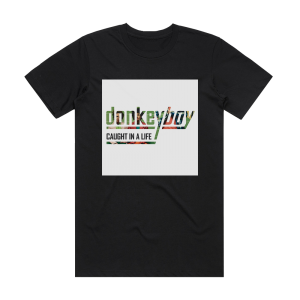 Donkeyboy Caught In A Life Album Cover T-Shirt Black