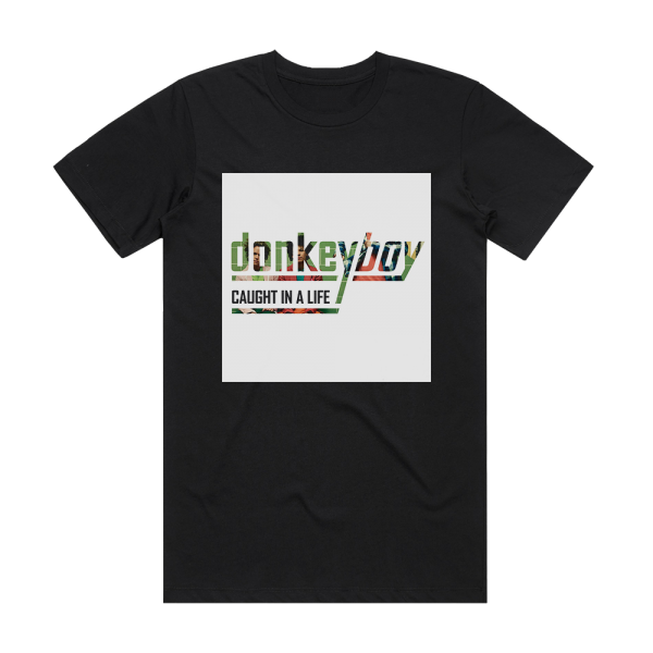 Donkeyboy Caught In A Life Album Cover T-Shirt Black