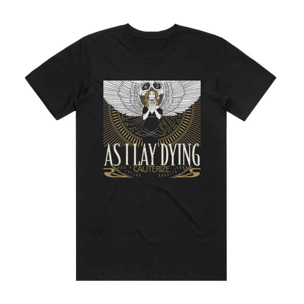 As I Lay Dying Cauterize Album Cover T-Shirt Black