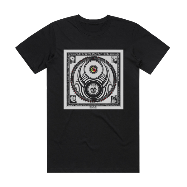 Crystal Fighters Cave Rave Album Cover T-Shirt Black