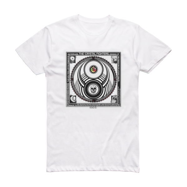 Crystal Fighters Cave Rave Album Cover T-Shirt White