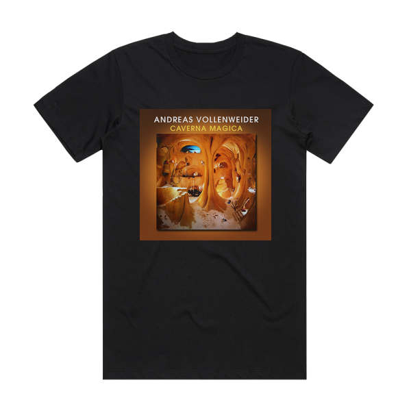 Andreas Vollenweider Caverna Magica Under The Tree  In The Cave 2 Album Cover T-Shirt Black