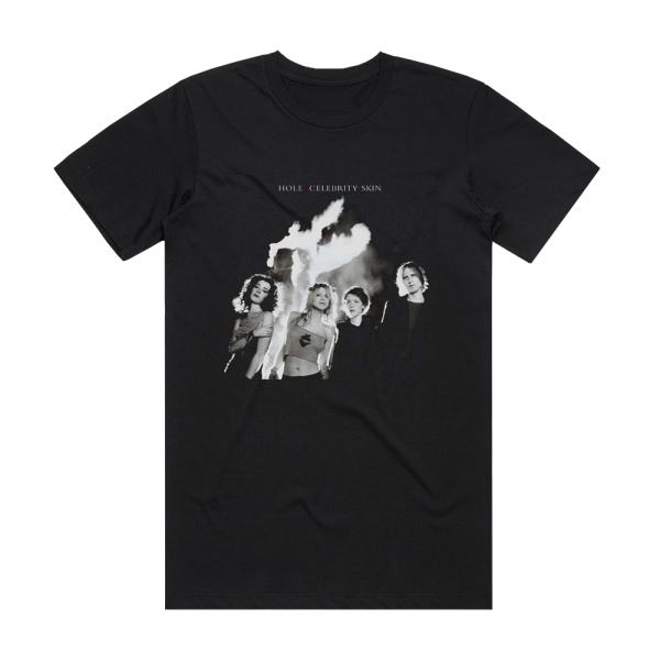 Hole Celebrity Skin Album Cover T-Shirt Black