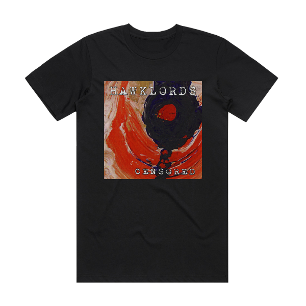 Hawklords Censored Album Cover T-Shirt Black