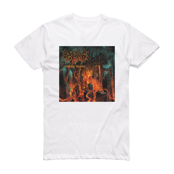 Back Door to Asylum Cerberus Millenia Album Cover T-Shirt White