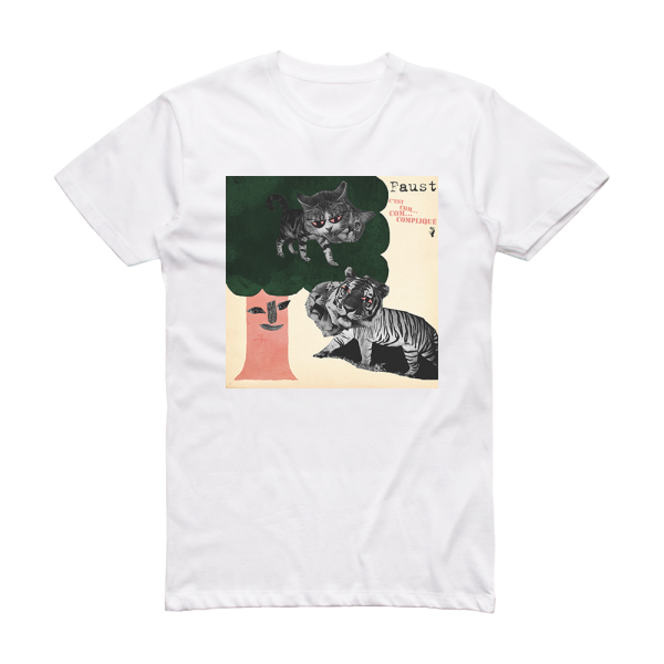 Faust Cest Com Com Compliqu Album Cover T-Shirt White