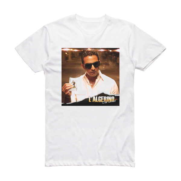 L Algerino Cest Correct Album Cover T-Shirt White