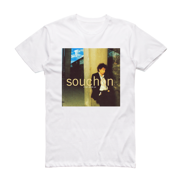 Alain Souchon Cest Dj A Album Cover T-Shirt White
