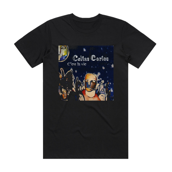 Celtas Cortos Cest La Vie Album Cover T-Shirt Black