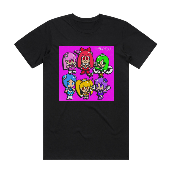 Momoiro Clover Z Chai Maxx 2 Album Cover T-Shirt Black