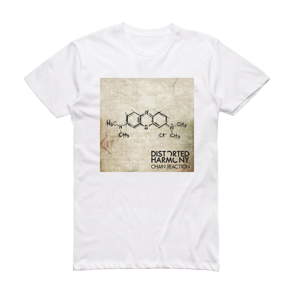 Distorted Harmony Chain Reaction Album Cover T-Shirt White